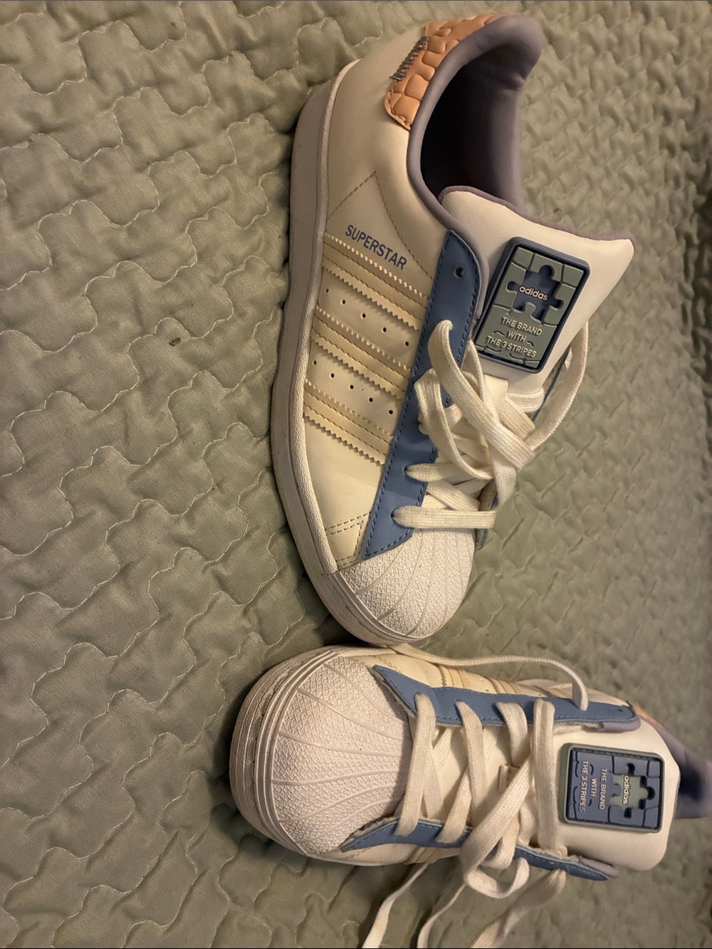 Adidas Originals Superstar Colorful Puzzle Pastel Sneakers